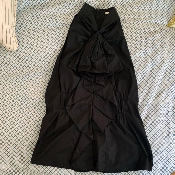 VINCE Blouse Ruffle Front Sleeveless Sz 2 - Picture 11 of 15